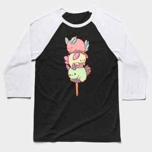 Kawaii Sea Slug Dango Baseball T-Shirt